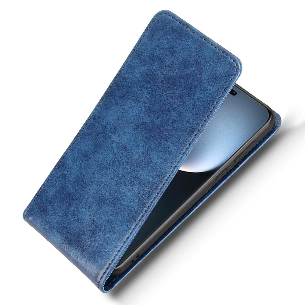 Pouzdro pro Honor Magic7 Pro 5G s přihrádkou na karty Magnetický vertikálně otevíraný kožený kryt na telefon