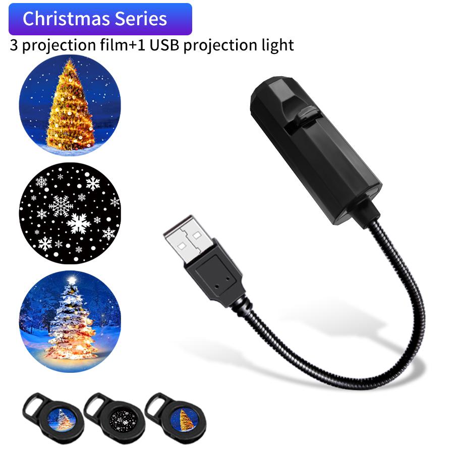 USB Проекционная лампа Тема планеты/Хэллоуина/Рождества Для помещения, проекция на потолок, Ночник Для украшения стен комнаты, Фестивальный подарок