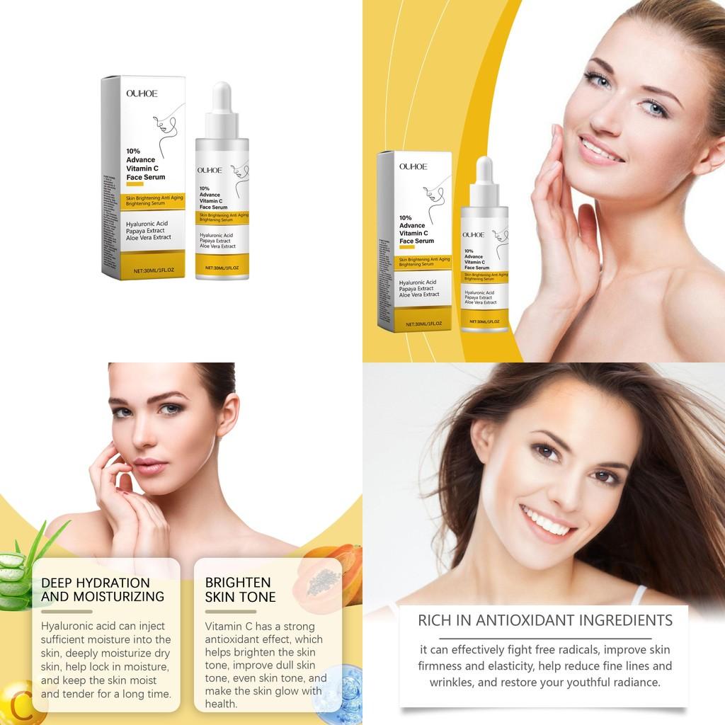 Ouhoe Vitamin C Facial Serum Hydrating Moisturizing Skin Care Enhancing Radiance