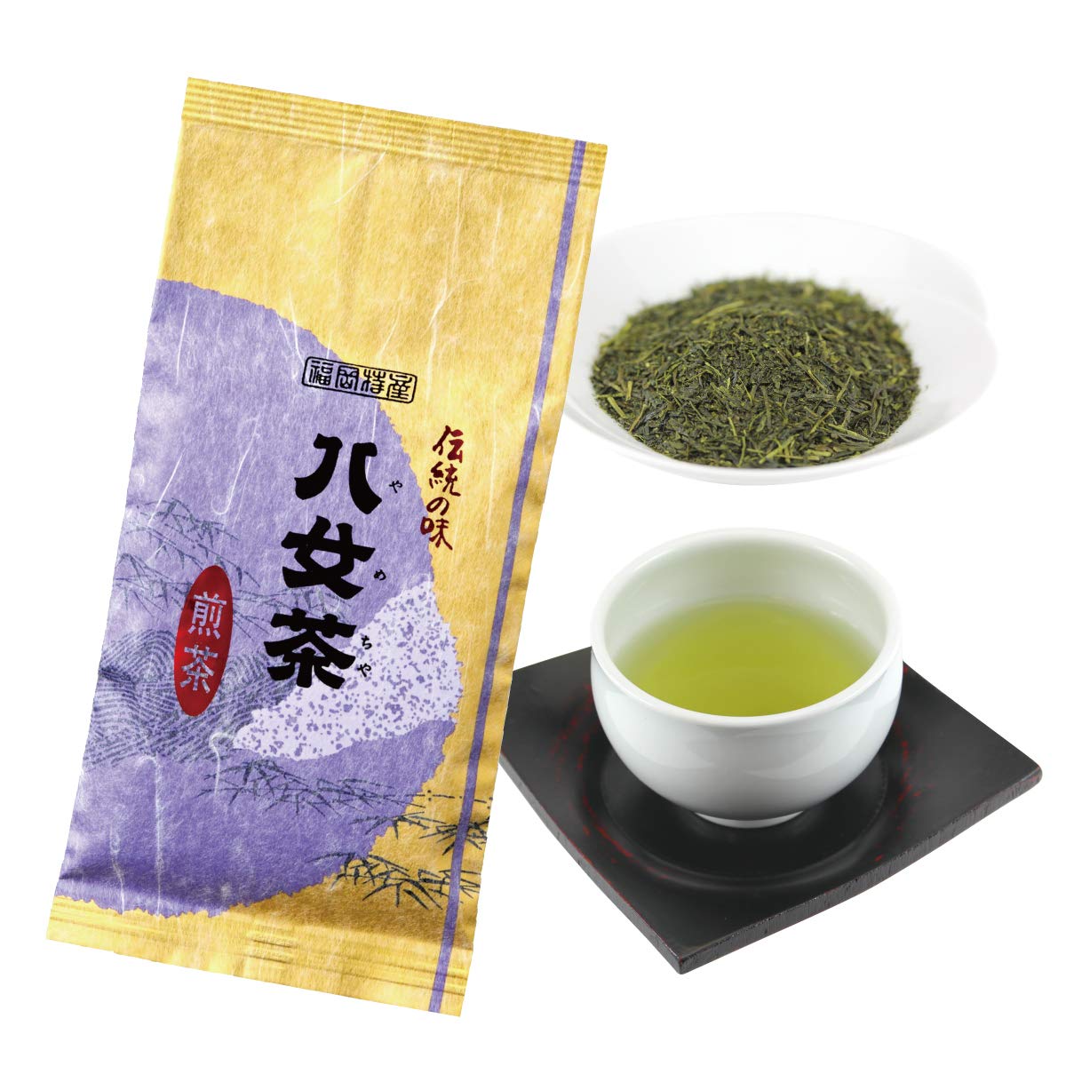 Yamecha Sencha 100g Made in by Iwasakien (Matsu) Bag, Kyushu, Fukuoka, Tea. 100% Yamecha.
