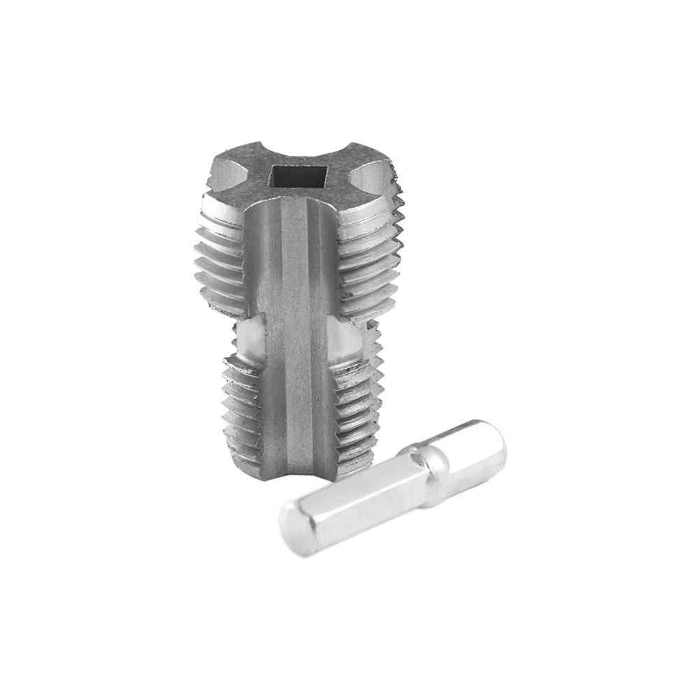 Double Heads PPR Water Pipe Inner Hole Drill Threading Wear-resisting Water Pipe Threading Device High Hardness Plumbing