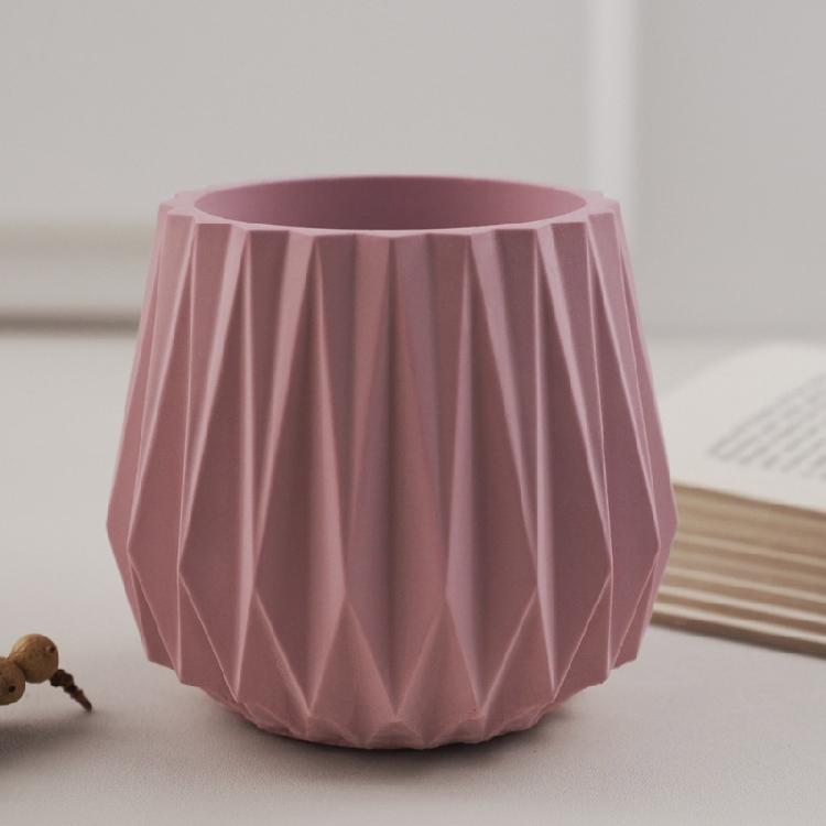 Wytrzymałe cementowe doniczki i forma na kubek do świec Przyjazna w użyciu silikonowa forma na świecznik betonowy do dekoracyjnej doniczki