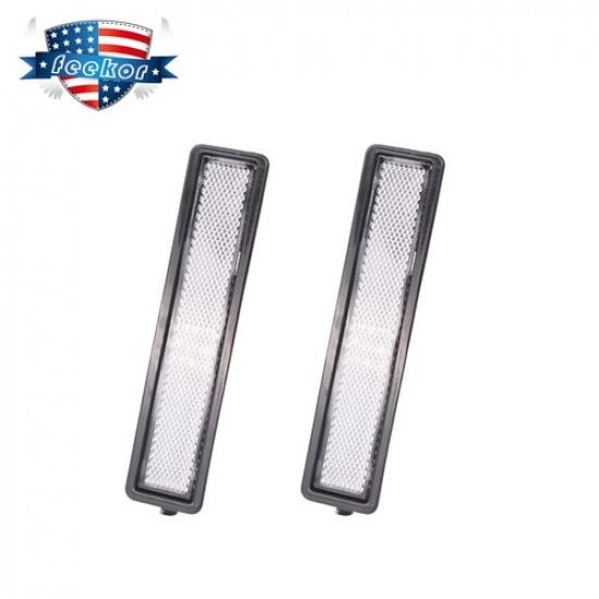 2x Clear Bumper Side Marker Light Lamp for 1984-1991 BMW E30 3 Series New