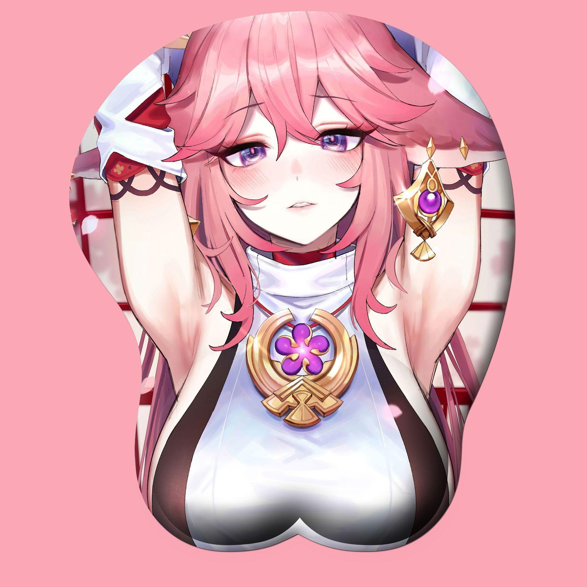 

Креативный сексуальный мультяшный 3D коврик для мыши с поддержкой запястья, утолщенный мягкий силиконовый нескользящий настольный коврик для офиса и дома, коврик для мыши для игрового коврика для мыши Cs Go розовый/коричневый