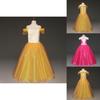 Elegantes Prinzessinnenkleid für Mädchen Perfekt für Cosplay- und Halloween-Partys