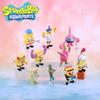 Colorful 10-piece Set Of Muscle Spongebob Cake Decorations
