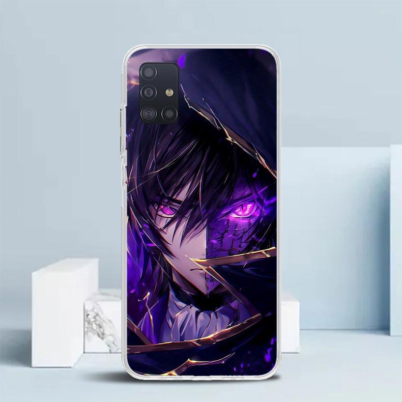 Code Geass Anime Phone Case For Samsung Galaxy A52 A32 A22 A12 A51 A50S A30S A10S Note 20 Ultra 10 S10 Plus A31 A20 A71 A72 Gala