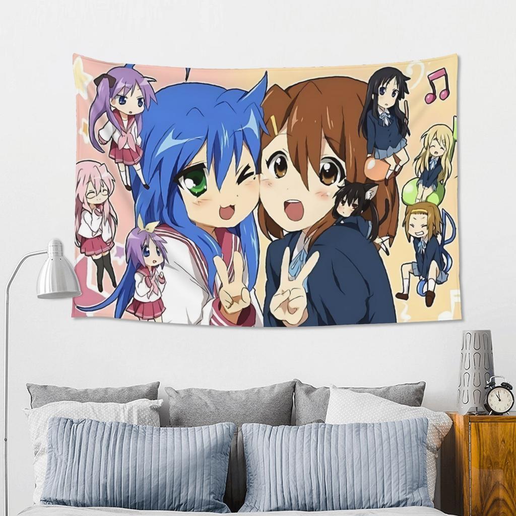 Colorful Anime Girl Tapestry Room decoration Home Decoration Tapestry Decor Accessories Cute Room Decor
