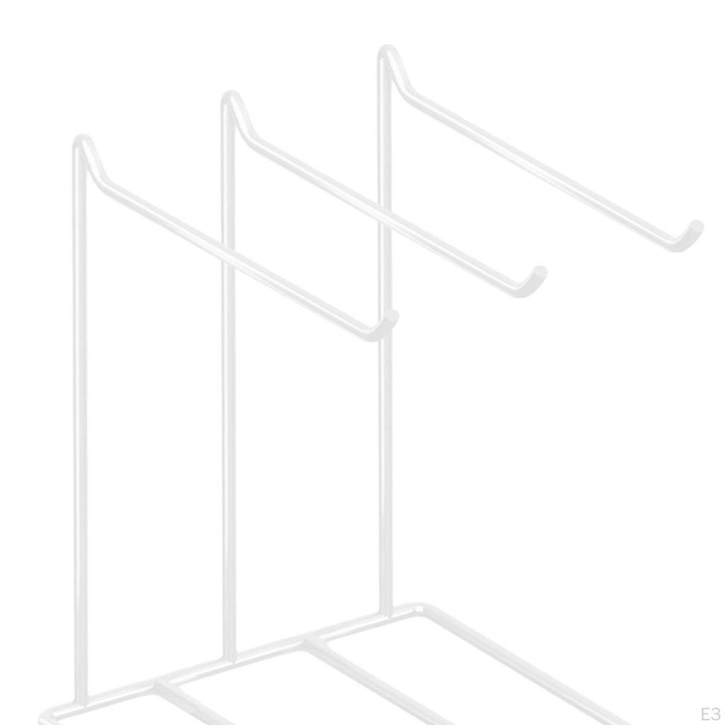 Jewelry Organizer Earrings Storage Holder Lightweight Stylish Necklaces Hanging Rack with 3 Hangers
