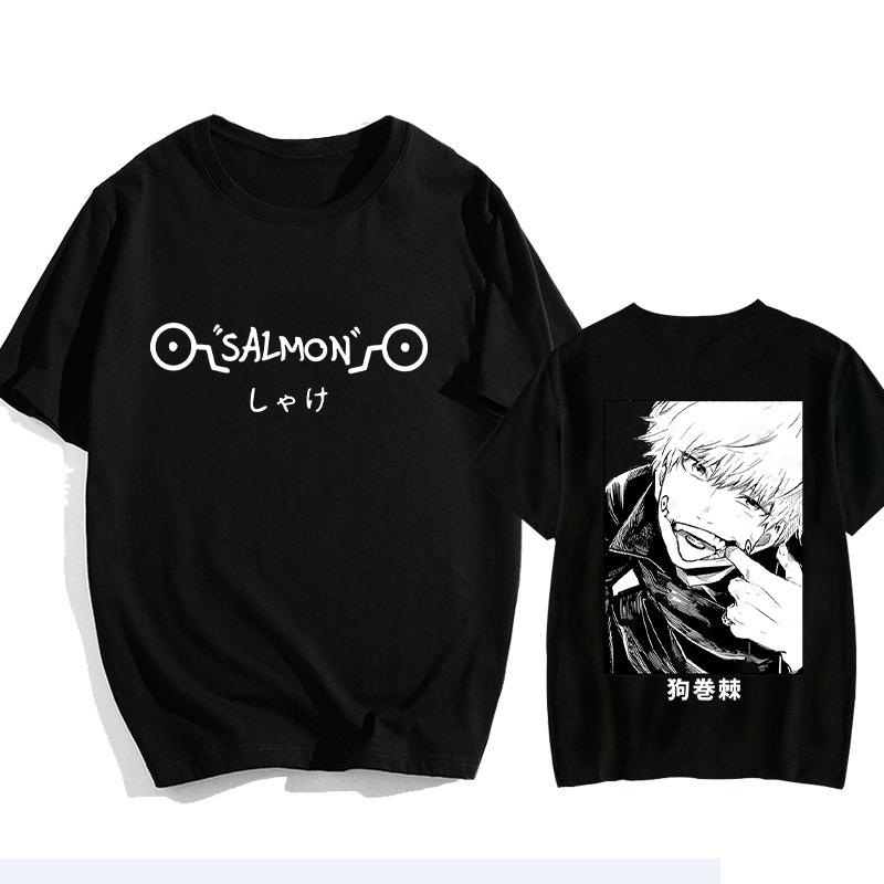 Gojo Satoru Jujutsu Kaisen Anime Trend T-Shirt Cotton Graphic Tee Unisex Unisex Summer Streetwear