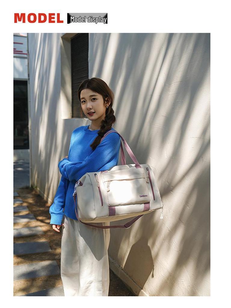 Unisex Nass/Trocken Sport- & Reisetasche: Geräumig, Langlebig, Lässiges Design für Kurztrips, Yoga und Gepäckbedarf