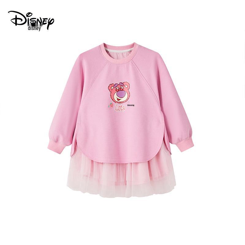 Свитшот-платье для девочек Disney  Клубничный Медвежонок Весенняя Принцесса  150cm