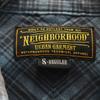 NEIGHBORHOOD Made in Japan 111ARNH-SHM03 Check Pattern Long sleeve Cotton shirt Men's Used