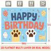 Party Backdrop Blue Photo Booth Background Wall Decor
