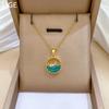 Ocean Whale Light Luxury Temperament Gorgeous Full Diamond Necklace Female Versatile Collarbone Chain Titanium Steel Chain