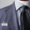 [Y&TAILOR] Wool Necktie, CANONICO Series, High-End Brand, Stylish Gift, Y&TAILOR (8cm Blade Width  Solid Color  Gray)