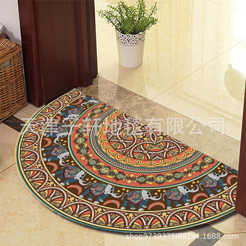 Nordic National Wind Diatom Mud Mat Bathroom Toilet Absorbent Non-slip Dirty and Easy To Clean Porch Mat