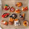 3D Resin Refrigerator Magnets Cartoon French Bread Food Fridge Decor Cute Mini Kitchen Office Ornament