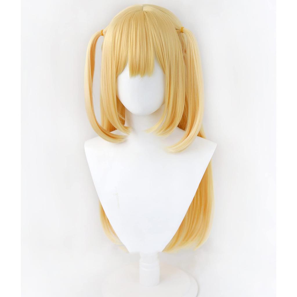 Cosplay Wig Misa Amane Gold Full Wig with Net Heat Resistant Wig