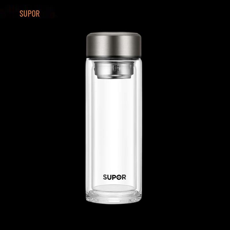 SUPOR Double-Layer Heat-Resistant Glass Cup