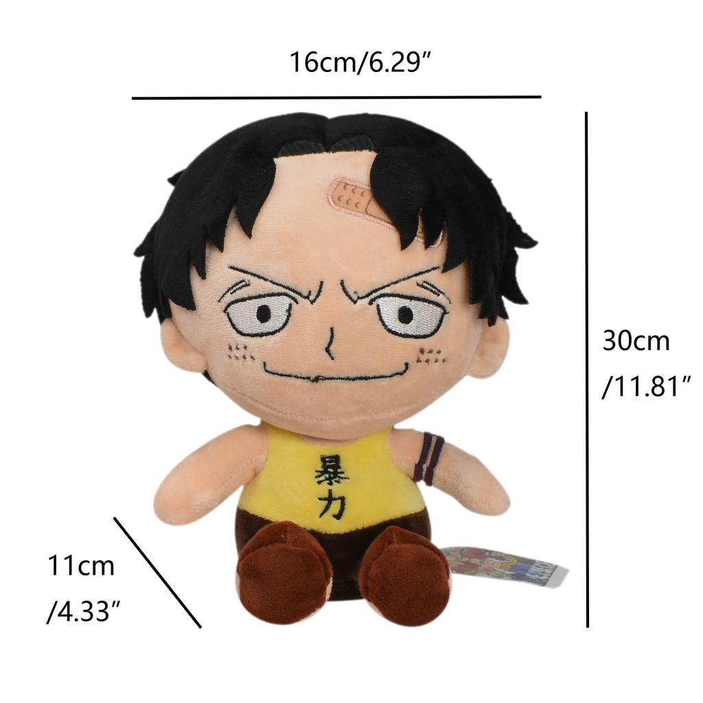 One Piece Plüschtier Luffy Roronoa Zoro Tony Tony Chopper Stoffpuppe Rucksack Dekoration Spielzeug Anhänger Kinder Echtes Anime Geschenk