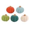 New Knitted Pumpkin Decorative Ornaments Diy Hand-woven Colorful Pumpkin Party Layout Props