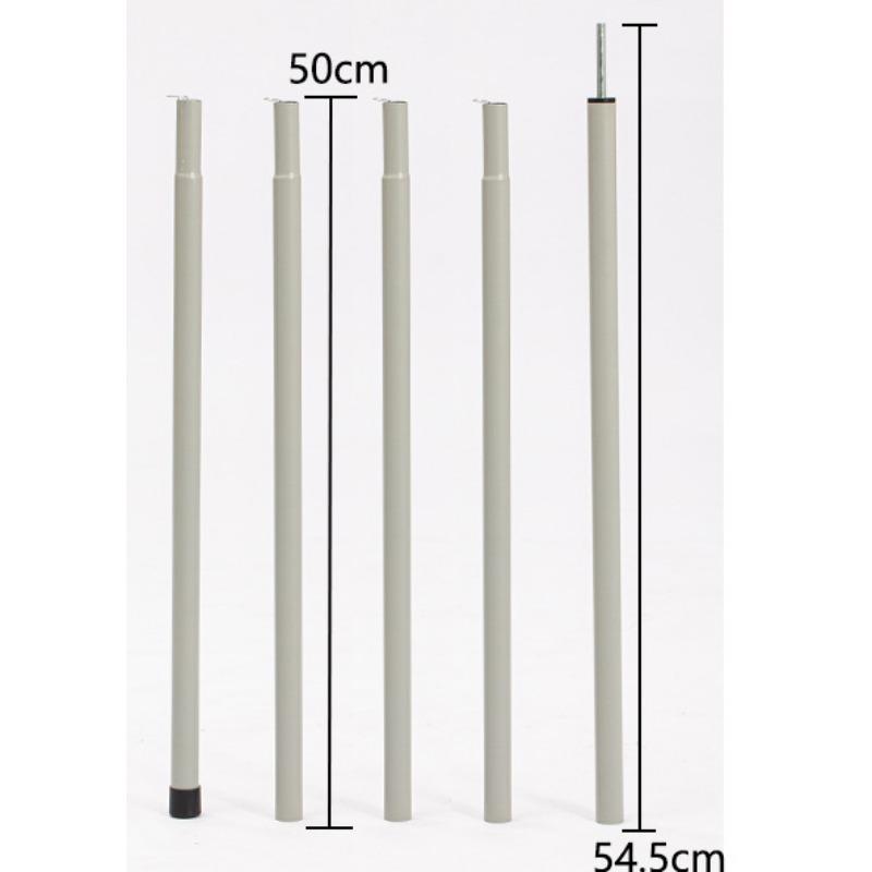 Mât Télescopique Pour Bâche De Tente – Alliage Alu Réglable 95-235 Cm Ou 118-305 Cm, Robuste, Pour Auvent Et Porch