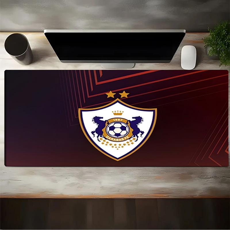 Soccer Team Qarabag Design Mouse Pad, Gaming Mouse Pad, Keyboard Pad, Desk Decor for Computer Notebook Fan Gift Birthday Gift