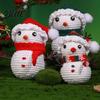 Multifunctional Christmas Crochet Handmade Jewelry Material Bag Beginners DIY Kit for with Realistic Supplies Hooks