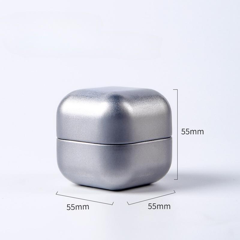 Mini cutie portabilă de tablă pentru ceai, borcan sigilat, cutii de ambalare, bijuterii, bomboane, mic de depozitare, cutie pentru monede, cercei, căști, cutie de cadou