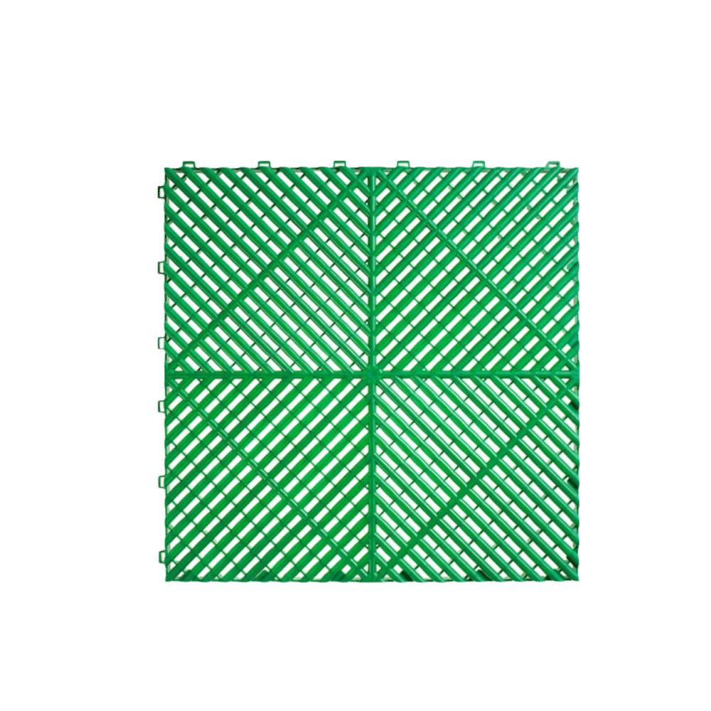 400x400x18mm Floor Garage Tile Plastic Drainage Mat Portable Garage Slabs  For Car Parking Wokshop