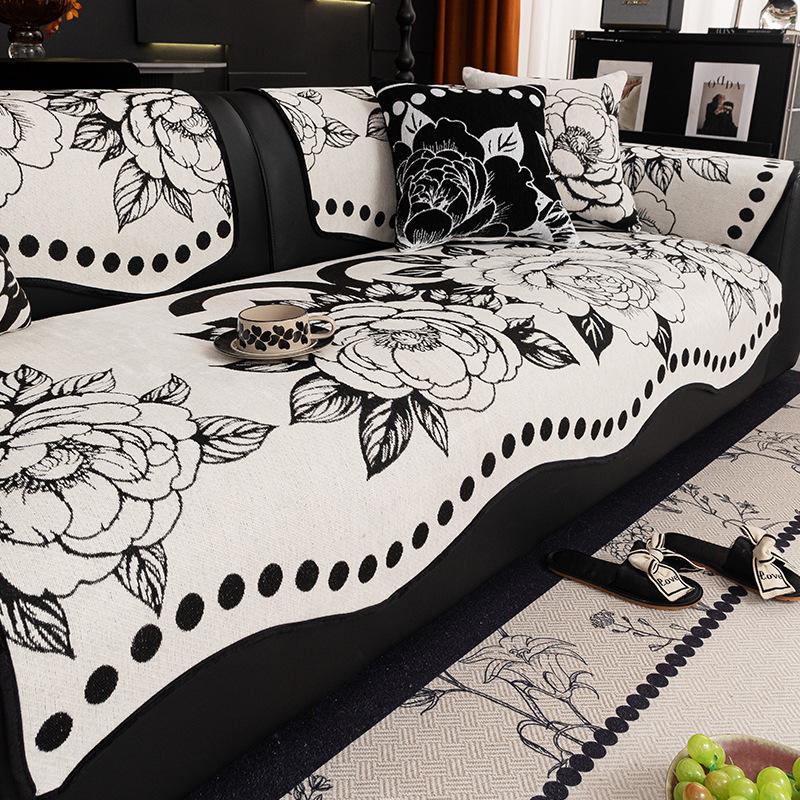 Irregular Special-Shaped Sofa Cushion, Light Luxury, High-End Non-Slip Seat Cushion, Universal In All Seasons, Straight Row Sofa Cover Seat Cushion