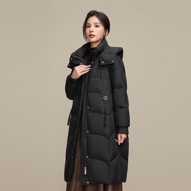 XueZhongFei Women's Mid-length Slimming Warm Down Coat X40143342F