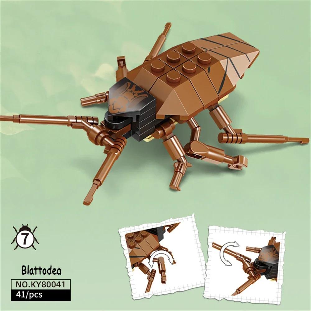 Locust Insects Building Blocks Toys Set - Long-Lasting Play for Kids Great Collectible Models Carabid Cricket Blattodea & More