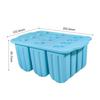 12 Grids Silicone Popsicle Mold Easy Release Reusable Ice Cream Maker Non-stick with Lid Frozen Dessert Tray Homemade Desserts