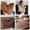 Kit para Hacer Bolsos de Cuero DIY Set de Tejer Bolsos de Cuero PU Correa de Hombro, Almohadilla Moldeadora para la Base del Bolso