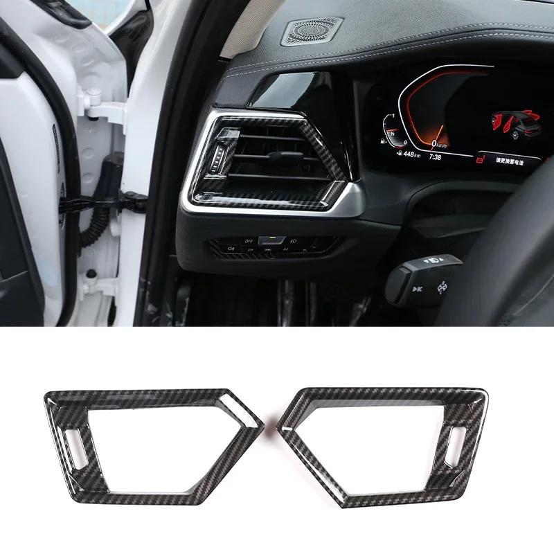 For BMW 3 Series G20 -2024 ABS Carbon Fiber Car Dashboard Console Gear Shift Panel Cover Trim Stickers Car Accessories