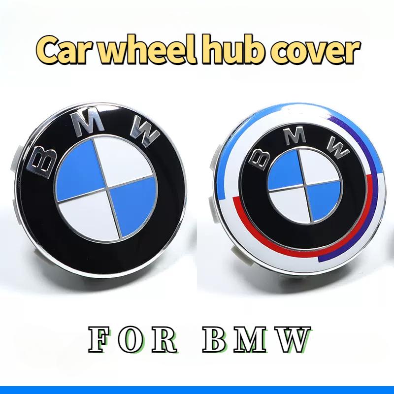 For BMW M 4Pcs 68mm 56mm Car Wheel Center Hup Caps for BMW E36 E39 E46 E60 E90 E90 F01 F10 F30 G01 G20 G21 G30 G11 F15 X5 X3