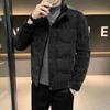 Winter Short Light Down Jacket Men's New Stand-up Collar Handsome Fashion Trend Cold Protection Warm Jacket Cotton Jacket