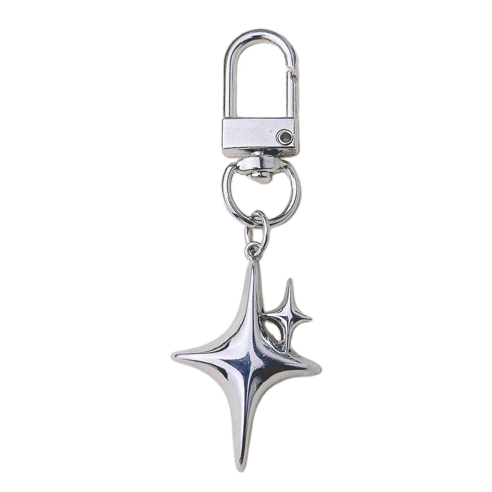 

Fashionable Star Keychain Trendy Moon Keyring Backpack Charm Gift for Women Girls Pendant Purse Backpack Handbag Decors