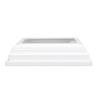 4PCS 4x4 Inch PVC Post Skirt Decorative Deck Column Cover Baluster Post Base Cover  Deck