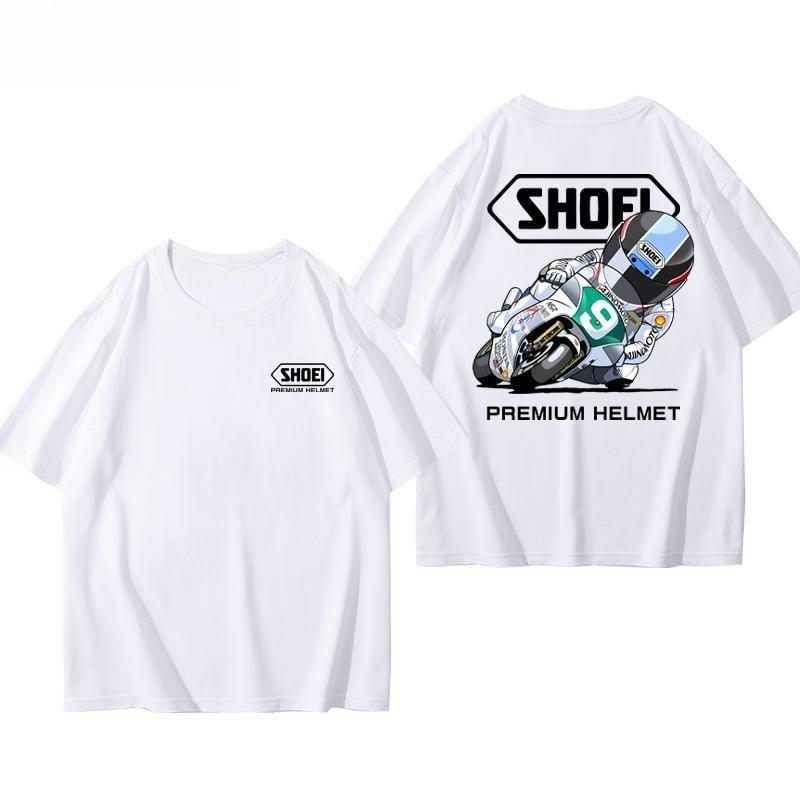 

Shoei Helmet Peripheral Locomotive Short-sleeved Men s and Women s Off-road Motorcycle Summer Breathable Short-sleeved T-shirt S