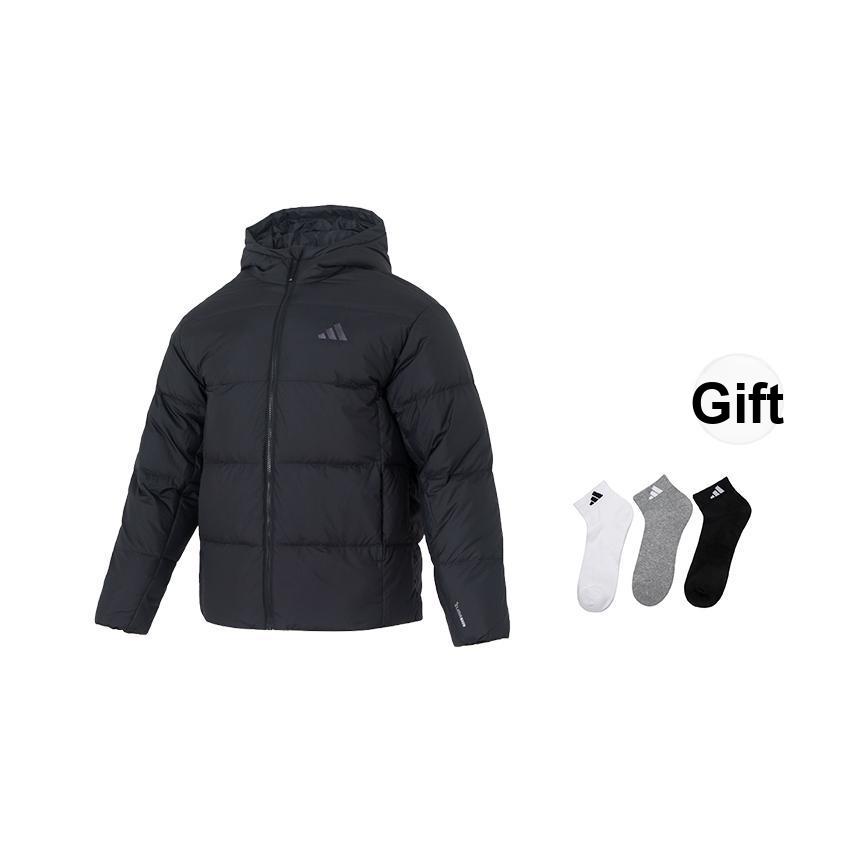 adidas Logo Sportlich Lässig Kapuzenjacke Langarm Daunenjacke Herrenjacken KC2478