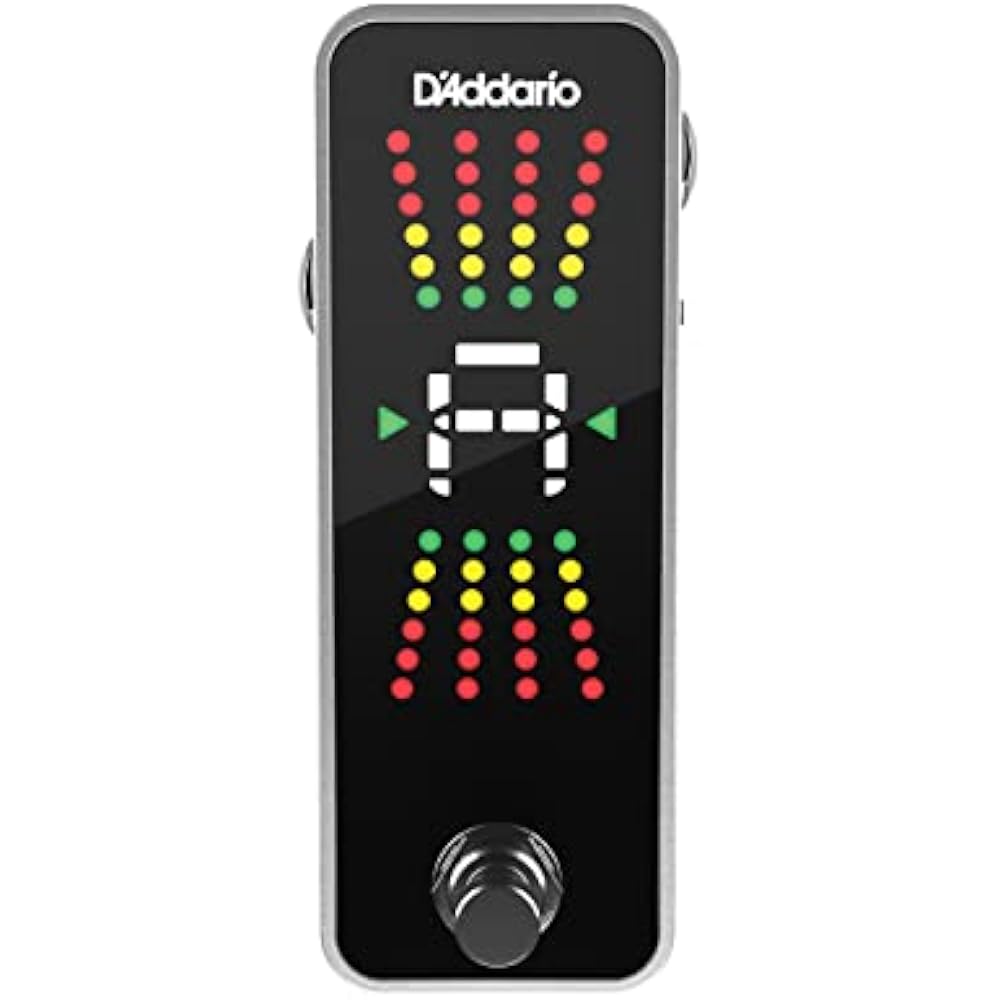 D'Addario Daddario Pedal Tuner Chromatic Type Chromatic Pedal Tuner True Bypass Specification PW-...