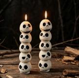 Silicone Candle - Halloween Stacking Decoration for DIY Candle Making
