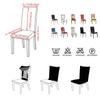 New Geometric Dining Chair Cover Spandex Elastic Chair Slipcover Case Stretch Chair Covers for Wedding Hotel Banquet Dining Room