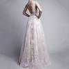 2025 Summer New Cross-border European and American Women's Clothing Amazon Dress Sexy Lace Deep V Sleeveless Evening Dress