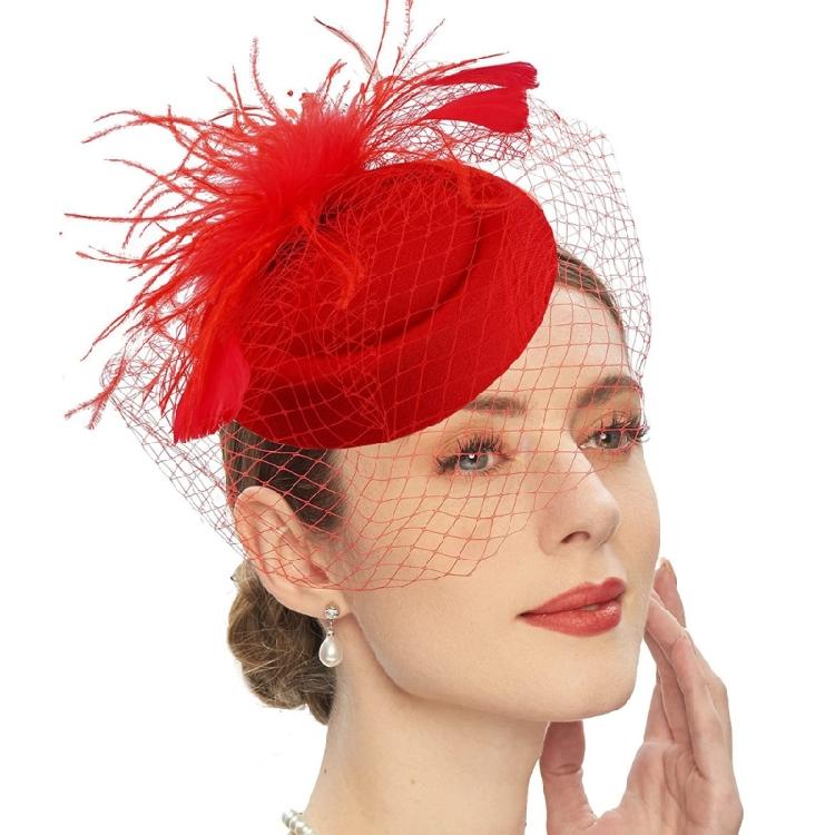 Breathable Meshes Veil Bridal Mantilla Fancy Dress Headbands Adjustable Headwear for Weddings and Event