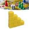 30 Pcs 16mm Dice Set Six Sided Blank Dice Write On   Game for Math Teaching Education