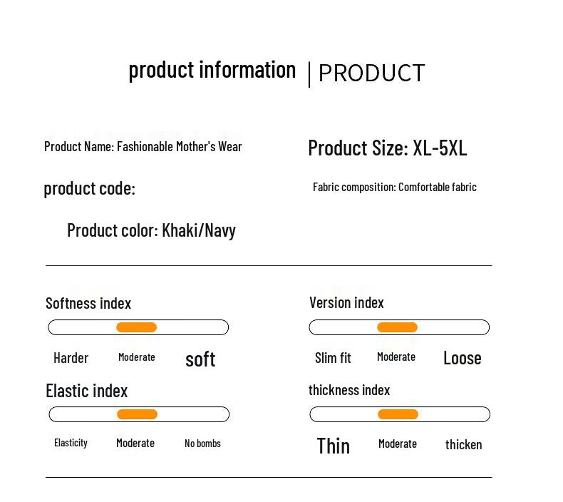 Middle-Aged Women's Autumn Casual Two-Piece Set